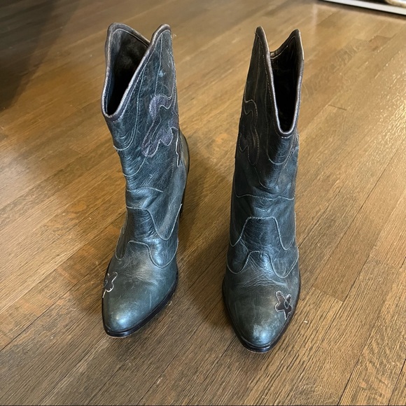 Diesel Cowboy Boots Size 7.5 / 38 - Great Condition! - Picture 3 of 7